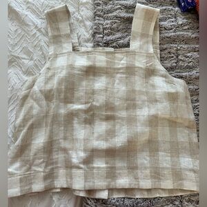 MADEWELL CROPPED BOXY TANK SIZE 6